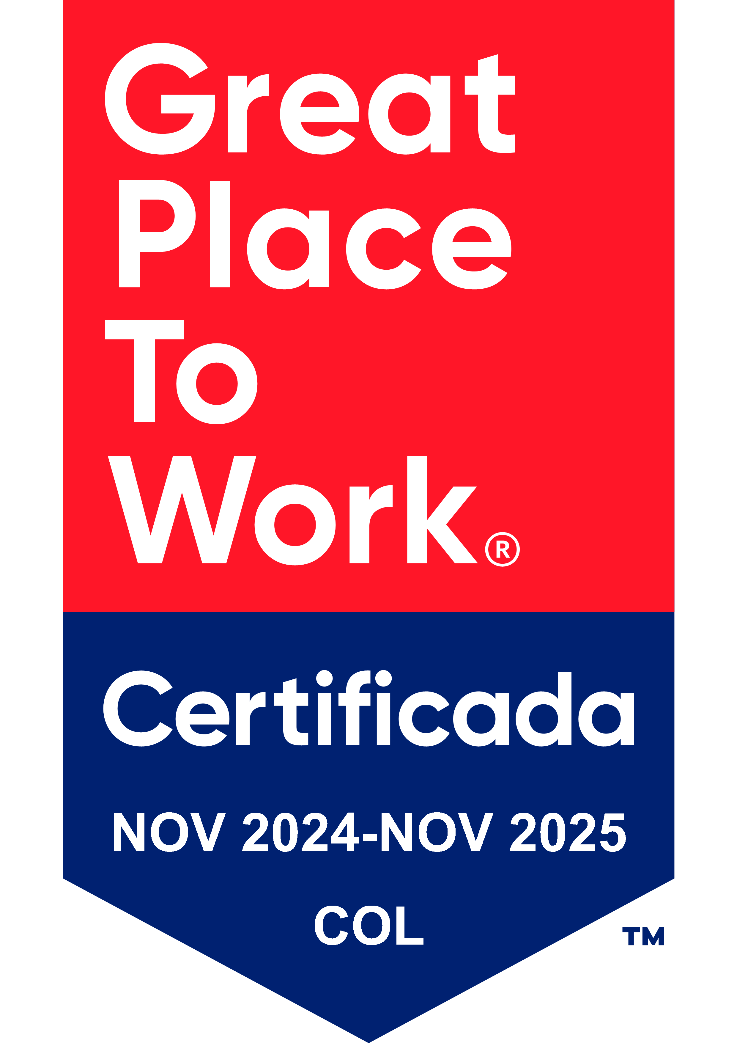 Certificado Great Place to Work